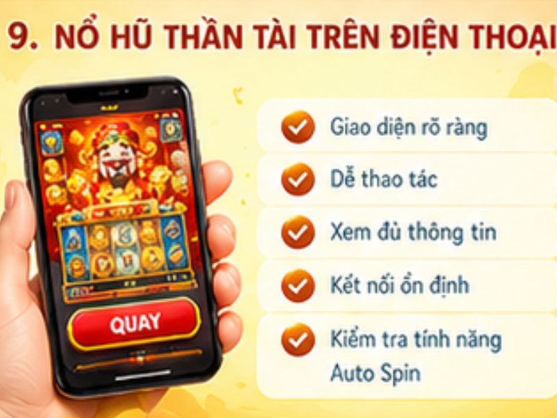 Nổ Hũ Thần Tài trên điện thoại